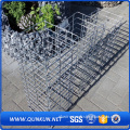 Dark green pvc coated gabion box